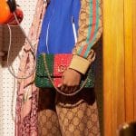 Gucci Red/Green Woven Shoulder Bag - Pre-Fall 2018