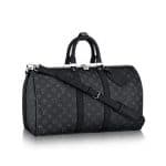 Louis Vuitton Monogram Eclipse Keepall 45 Bandoulière Bag