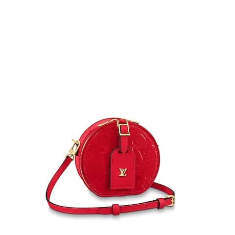 Louis Vuitton Red Monogram Vernis Boite Chapeau Mini Bag – The Closet