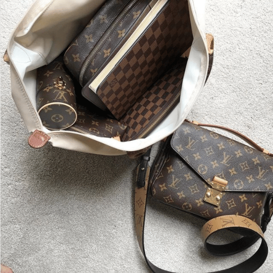 instagram louis vuitton neverfull outfit