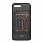 Bottega Veneta Black Intrecciato Tube iPhone Case