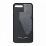 Bottega Veneta Black/Grey Intrecciato Manhattan Craquele iPhone Case