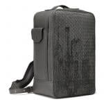 Bottega Veneta Grey Intrecciato North-East Brick Backpack Bag