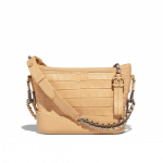 Chanel Beige Alligator Gabrielle Small Hobo Bag