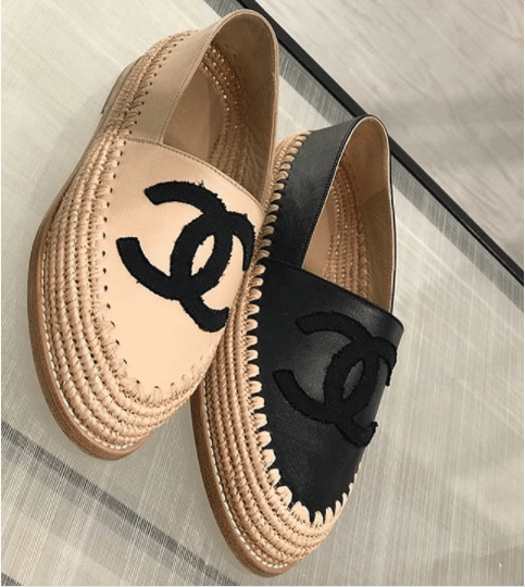 Chanel Beige And Black Espadrilles Sale, UP TO 65%