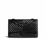 Chanel Black Chevron 2.55 Reissue Size 226 Bag