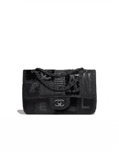 Chanel Black Patchwork Small Flap Bag