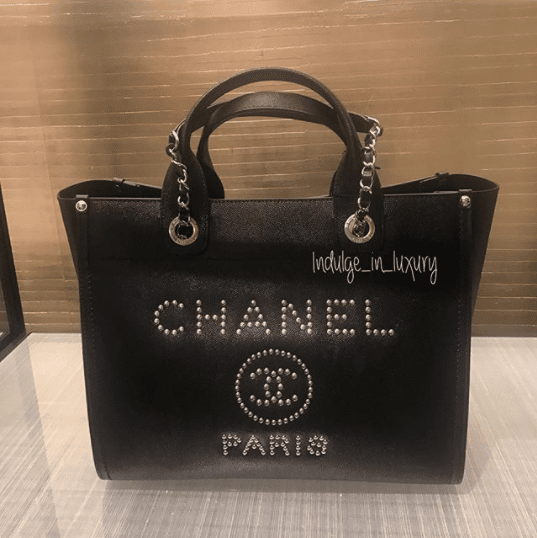 Chanel Studded Leather Deauville Bag From Spring 2018 Act 1 - Spotted  Fashion
