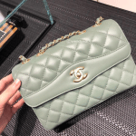 Chanel Green Daily Companion Medium Flap Bag