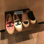 Chanel Lambskin/Grosgrain Espadrilles and Suede Calfskin/Grosgrain Espadrilles