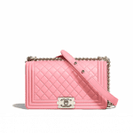 Chanel Pink Boy Chanel Old Medium Flap Bag