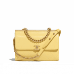 Chanel Yellow Coco Luxe Small Flap Bag