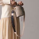 Chloe Beige Horse Embossed Bucket Bag - Pre-Fall 2018