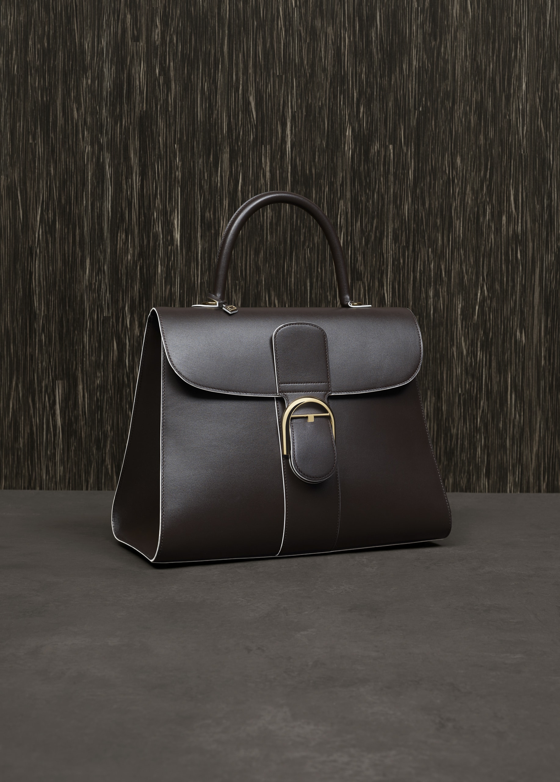 Delvaux Tempete MM Bag in Black Souple Box Calf Leather