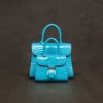 Delvaux Tuquoise Alligator Brillant Mini and MM Bags