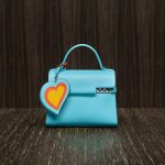 Delvaux Turquoise Calf Souple Tempete MM Bag