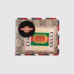 Gucci Beige/Ebony GG Supreme Gucci Courrier Large Wallet