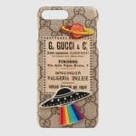 Gucci Beige/Ebony GG Supreme Gucci Courrier iPhone 7 Plus Case