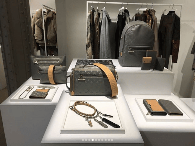 Louis Vuitton Fall 2018 Monogram Titanium Backpack Grey Cloth ref