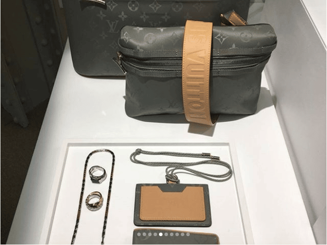 Louis Vuitton Monogram Titanium Keepall 50 Men FW 18 Kim Jones