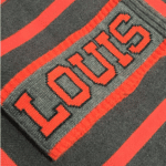 Louis Vuitton Gray/Orange Scarf - Fall 2018