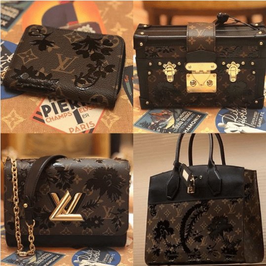 Louis Vuitton Black Monogram Twist Blossom Bag – The Closet