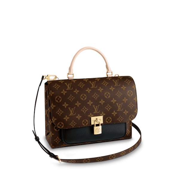 Louis Vuitton Noir Monogram Canvas Marignan Messenger Bag