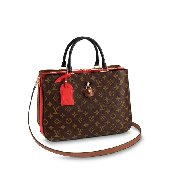 Louis Vuitton Noir/Rogue Monogram Canvas Millefeuille Tote Bag