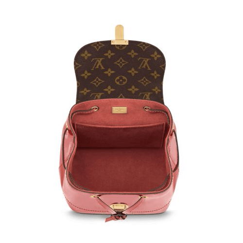 LOUIS VUITTON Patent Monogram Hot Springs Backpack Vieux Rose