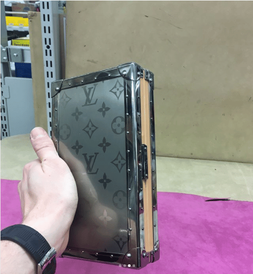 LOUIS VUITTON Titanium Monogram Wallet