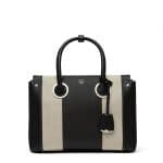 MCM Black Canvas Neo Milla Tote Bag