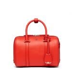 MCM Marigold Orange Smooth Leather Essential Boston Bag