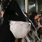 Proenza Schouler White Fringed Backpack Bag - Fall 2018