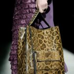 Bottega Veneta Beige Anaconda Tote Bag - Fall 2018