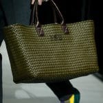 Bottega Veneta Dark Green Intrecciato Tote Bag - Fall 2018