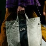 Bottega Veneta Gray Ostrich Tote Bag - Fall 2018