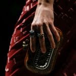 Bottega Veneta Red/Black Embellished Knot Bag - Fall 2018