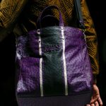 Bottega Veneta Violet Ostrich Tote Bag - Fall 2018