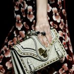 Bottega Veneta White Embellished City Knot Bag - Fall 2018