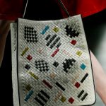 Bottega Veneta White Intrecciato Abstract Tambura Bag - Fall 2018