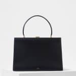 Celine Black Box Calfskin Medium Clasp Bag