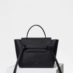 Celine Black Grained Calfskin Micro Belt Bag