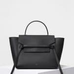 Celine Black Grained Calfskin Mini Belt Bag