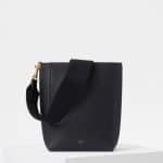 Celine Black Sangle Small Bucket Bag