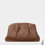 Celine Camel Ostrich Purse Clutch Bag