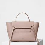 Celine Light Taupe Grained Calfskin Mini Belt Bag