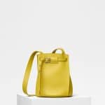 Celine Mimosa Smooth Calfskin Big Bag Bucket with Long Strap