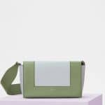 Celine Olive/Pastel Green Medium Frame Bag