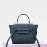 Celine Slate Grained Calfskin Nano Belt Bag