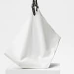Celine White Patent Calfskin Medium Scarf Bag